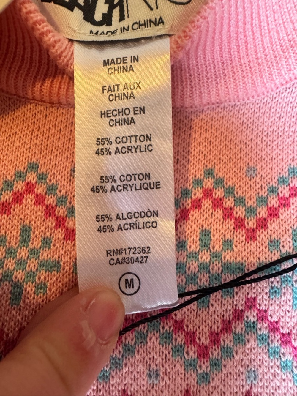 NWT Beach Riot Pink Champagne Ski Club Knit Callie Sweater & Balboa Shorts Set - Picture 11 of 11